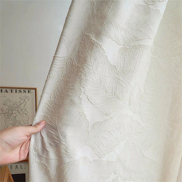 High-precision Embossed Embroidery Poly Jacquard Curtain