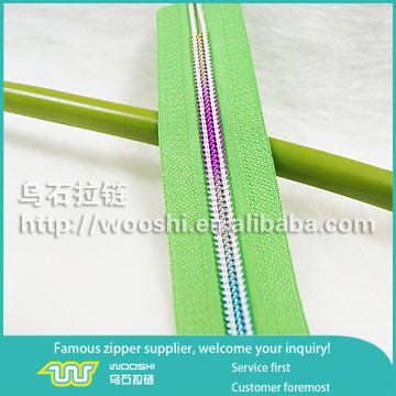 Rainbow teeth nylon zipper wholesale