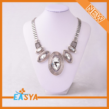 Hand Chain Necklace New Necklace With Pearl Inside Transparent Bead Necklace