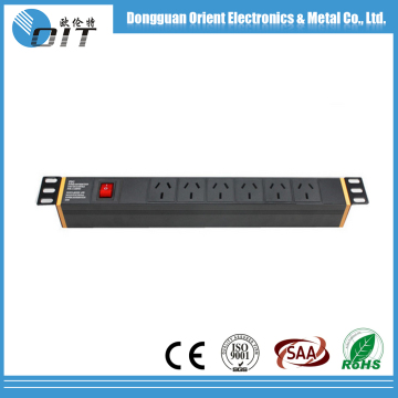 SAA Certificate 6 outlet high quality Australian PDU socket