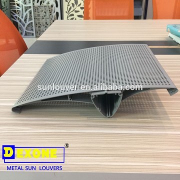 perforated aerowing aluminum louver blade