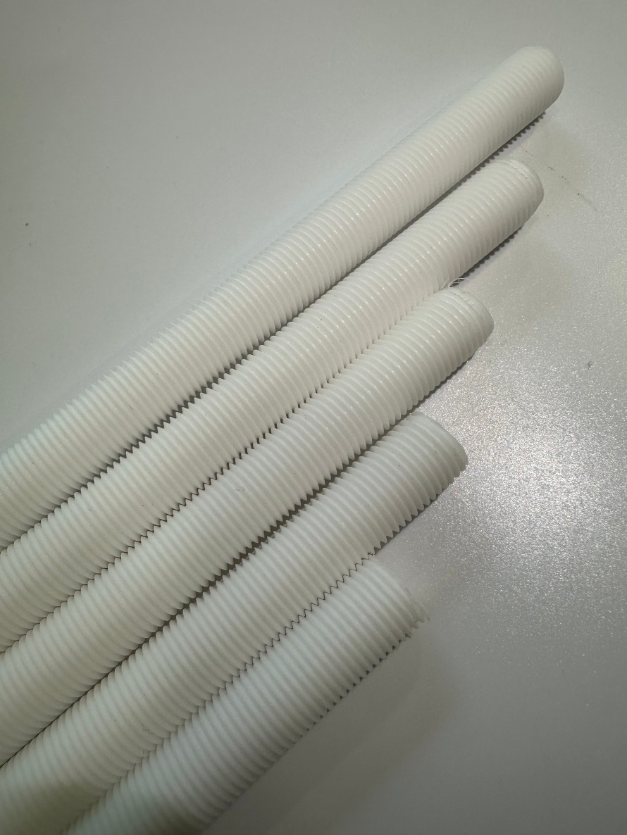 全ねじ PTFE ロッド 10 Full threaded PTFE Rod10