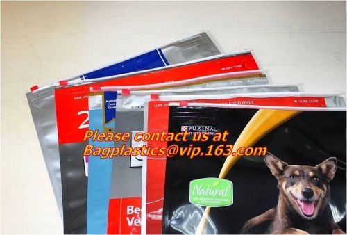 Zip Lock, Zipper Seal sacs, Double fermeture éclair Heavy Duty, scellé en fraîcheur et verrouillage