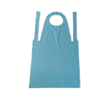 disposable LDPE apron bule color