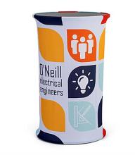 Oval Fabric Podium Counter Search