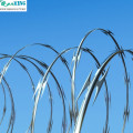 hot dippedGalvanized double strand Razor blade barbed wire