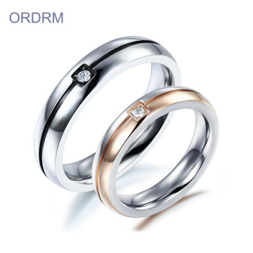 Cheap Wholesale Zirconia Couple Wedding Ring Sets