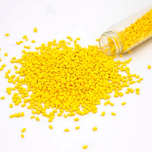 Food Grade Yellow Plastic Granules for Plastic Products in China RoHS REACH