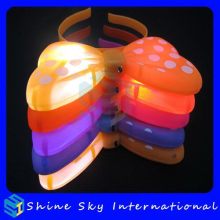 Fashionable Cheapest Led Flashing Heart Fiber Head Bopper