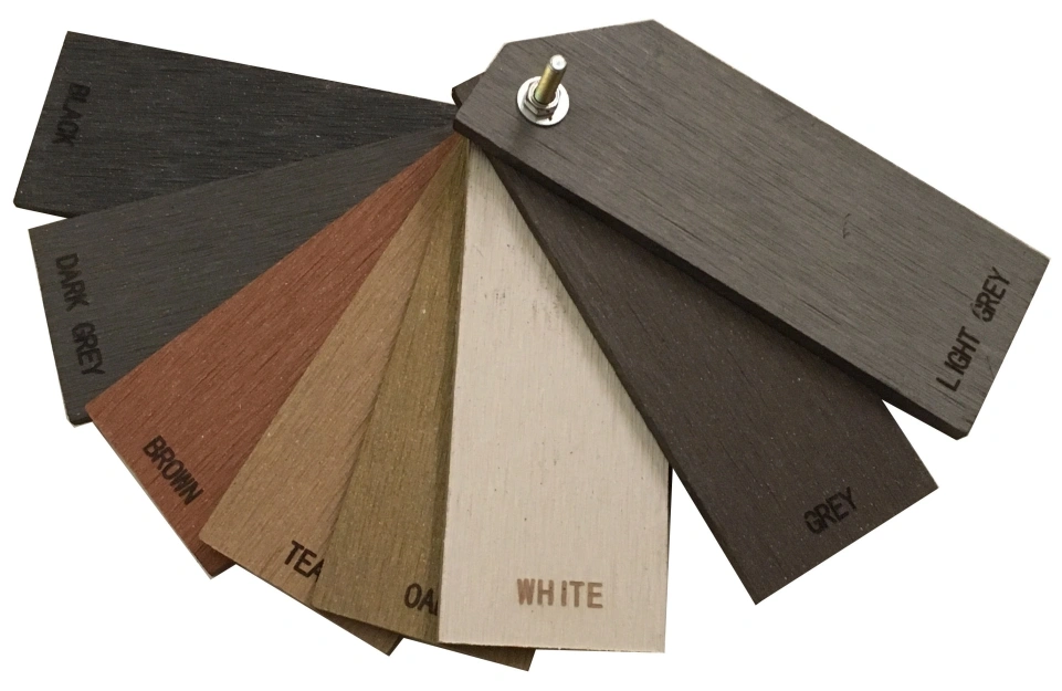 Nature Color Design Fire-Retardant Waterproof WPC Composite Deck Tile