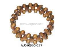 hot wood beads bangle