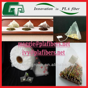 polylactide pyramid teabag, 100% biodegradable pyramid teabag