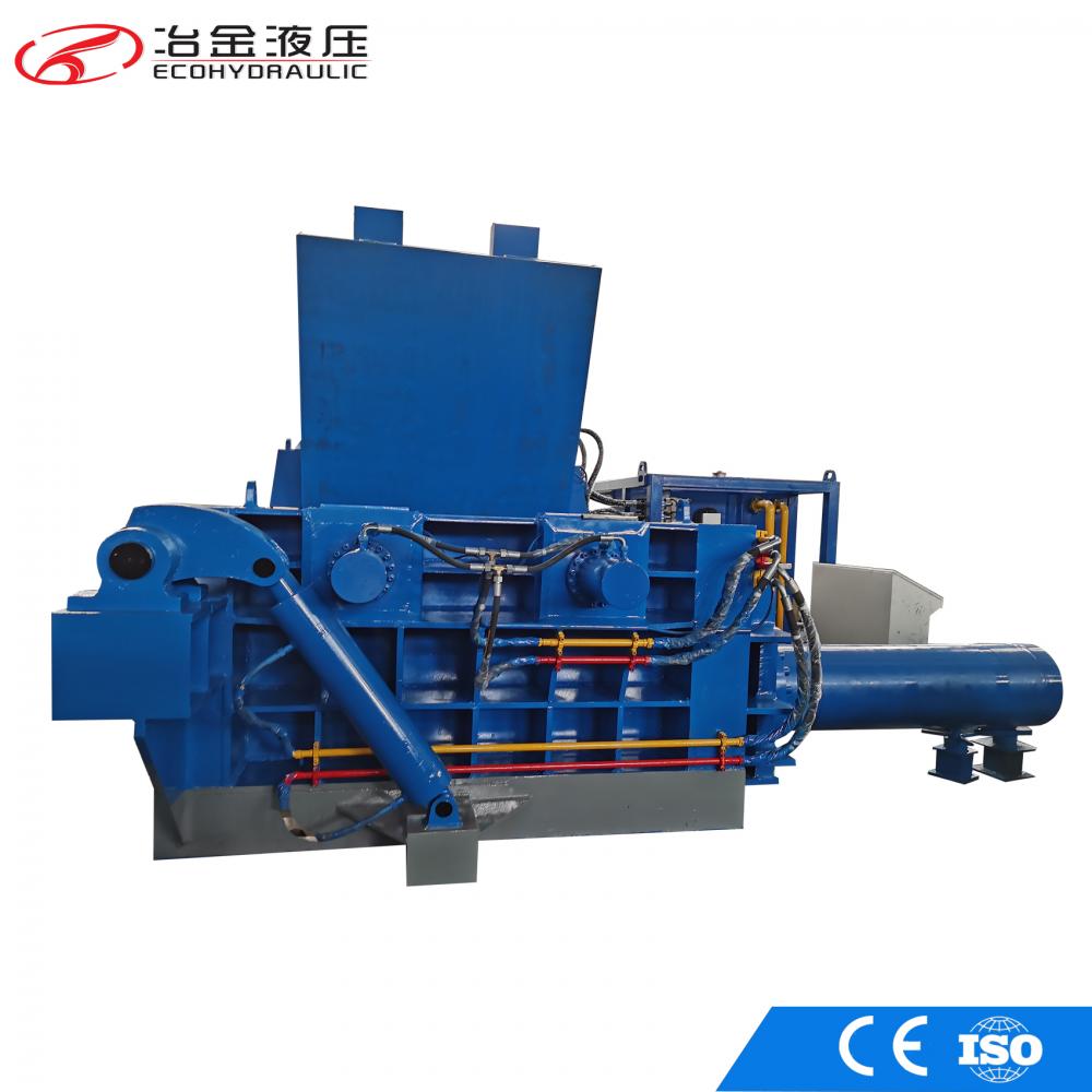 Aluminium Scrap Metal Shavings Turn-Out Baler Machine