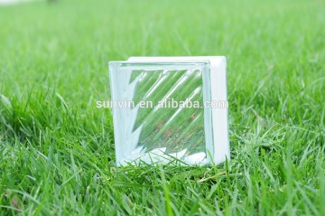 3d laser engraving transparent glass block bricks