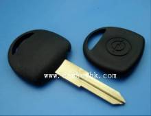 Left blade Opel transponder chip key shell blank cover case fob with logo