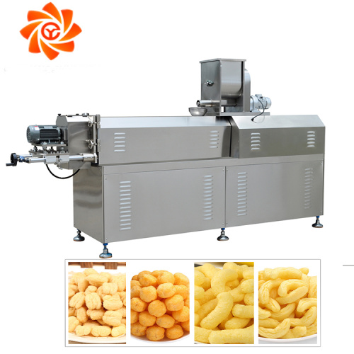 Automatic puff small scale corn snack making machine