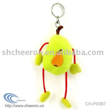 Plush fruit keychain,stuffed fruit keychain,stuffed toy