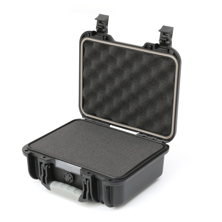 D2812 IP67 Hard Plastic Small Tool Box Waterproof Emergency Carrying  Case With Customized Foam