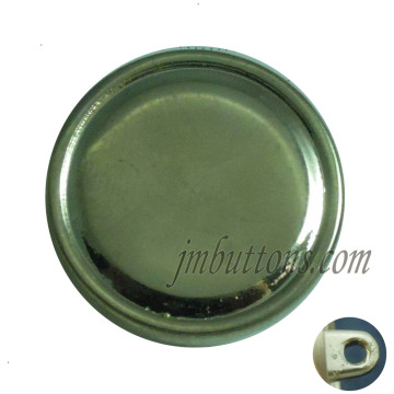 plain fashion glossy shank buttons, sewing metal buttons