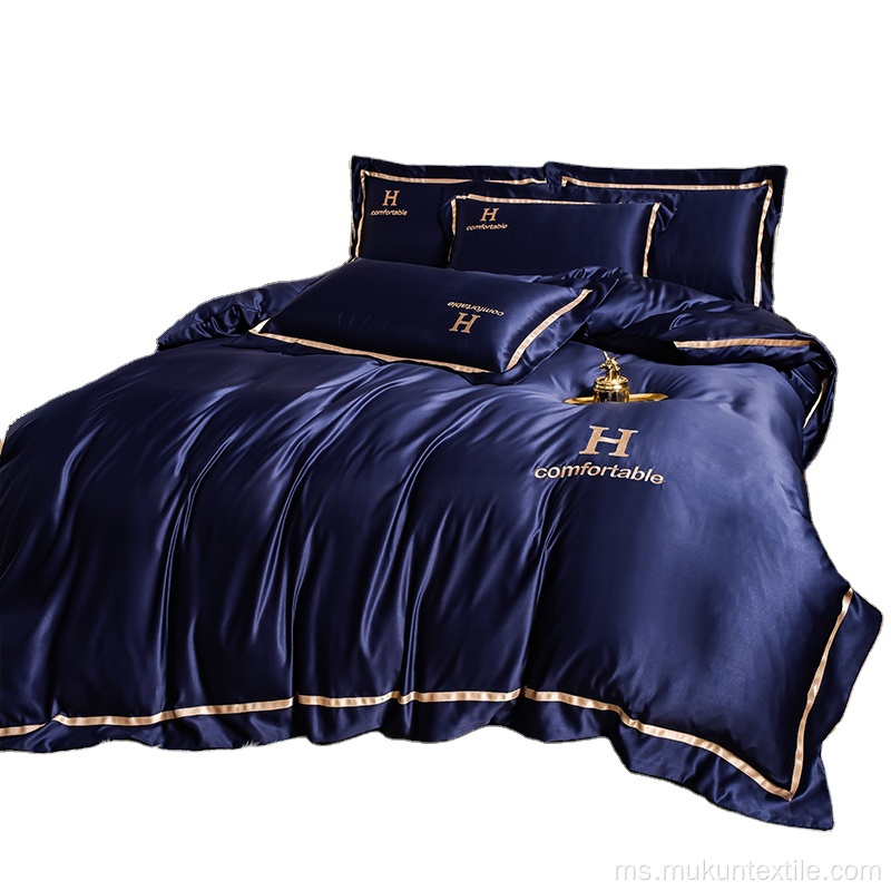 Borong Ratu Hemp Bedding Purple Set