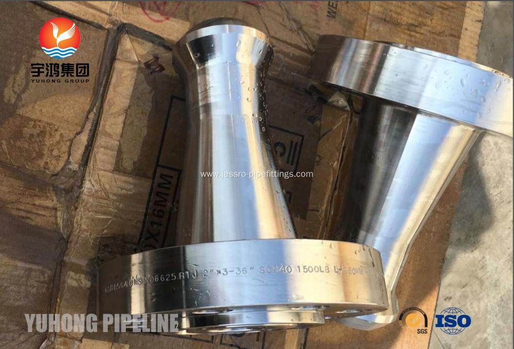 Flangeolet ASTM B564 UNS N06625 RTJ Inconel 625 Flangeolet with PT Testing.