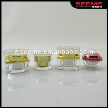 5g mini jars, mini acrylic jar; plastic jar sample cosmetic