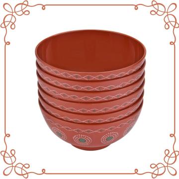 7 Inch Melamine Deep Bowl Set of 6