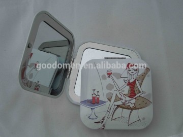 Promotional Metal Cosmetic Mirrors /Pocket Mirror/Compact Mirror