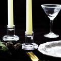 T-Shaped Glass Candle Holder