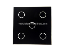 tempered colored glass switch panels
