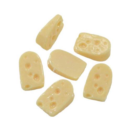 Wiele rodzajów słodkiego sera w kształcie żywicy Cabochon Flatback Beads Slime Kuchnia Lodówka Ozdoby Charms Spacer