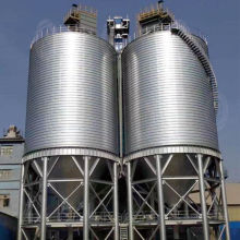Feed processing plant silos