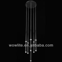 WOWLITE taper connected by K9 crystal ring pendant lamp