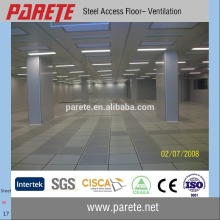 Steel access floor system for ventilation