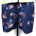 Hommes shorts de plage à imprimé bleu marine sexy