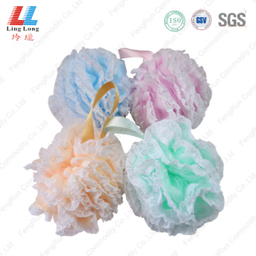 Lace luxury beautiful mesh bath ball