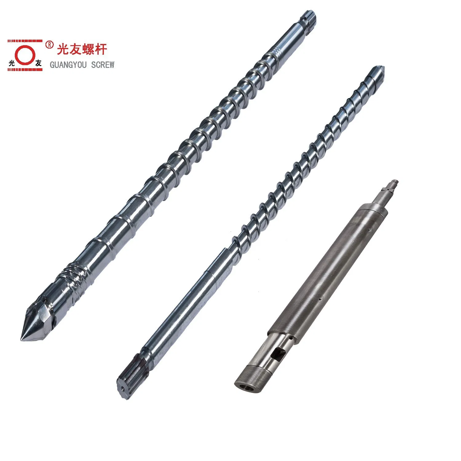 প্লাস্টিক ছাঁচনির্মাণের জন্য উচ্চ-স্থায়িত্ব ইনজেকশন ছাঁচনির্মাণ স্ক্রু এবং ব্যারেল - 42CrMo ইস্পাত নির্মাণ