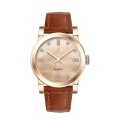 Casual Leather Woman Moissanite Watch