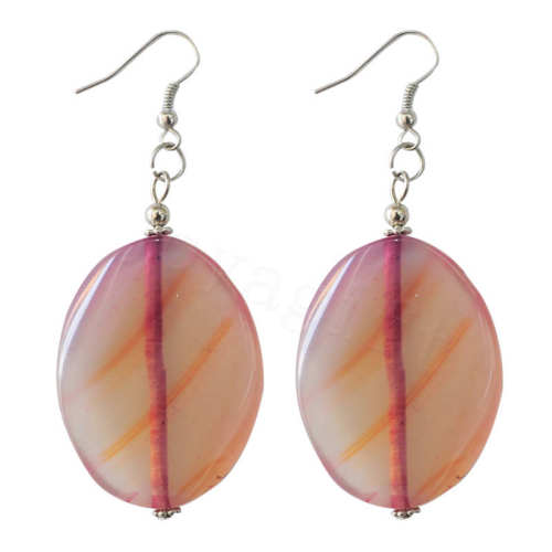 Natural Gemstone Agate Earring