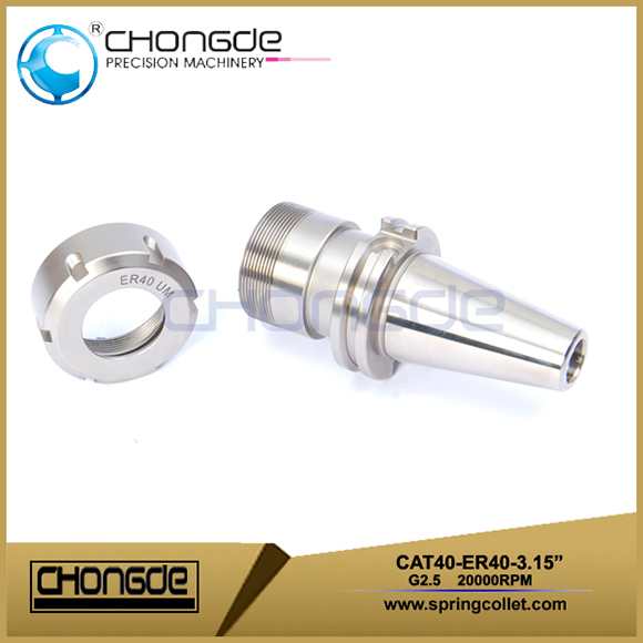 CAT40-ER40-3.15&quot; Collet Chuck CNC Takım Tezgahı Tutucu