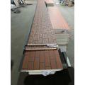 Metal Carved Decorative Brick Color Wall Siding Polyurethane Sandwich Panel