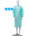 Disposable Green Waterproof Disposable Isolation Gown