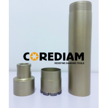 Three-piece Diamond Core Drill Bit