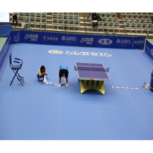 Table Tennis PVC Sports Floor with certificate