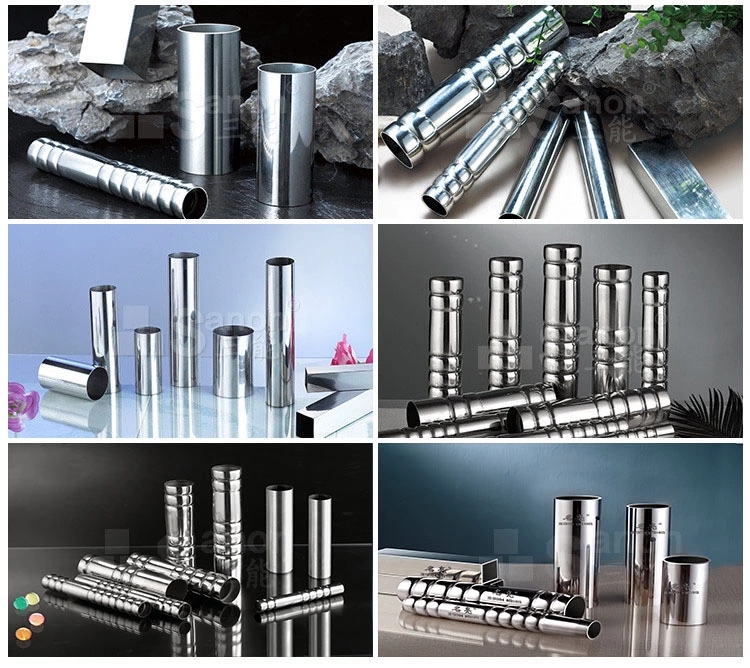 Decorative 201 304 Stainless Steel Threaded Pipe 0.25-3mm Thickness Pressure Rating