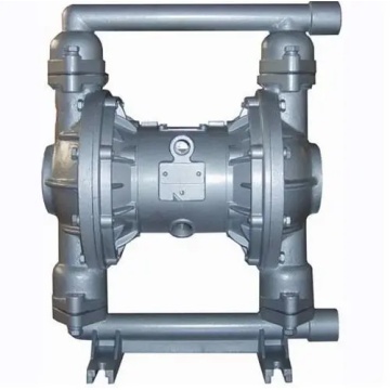 Pneumatic diaphragm pump in filter press