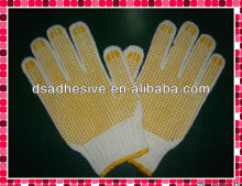 white cotton knitted gloves/working gloves/high-quality working gloves/latex working glove/safety working gloves/cheap workglove