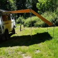 RV Awning Retractable SUV Side Awning 3-4 orang