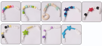 baby soother clips baby pacifier holder baby teethers& silicone pacifier clips