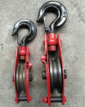 Single Sheave Pulley Block with Hook Manufacturer